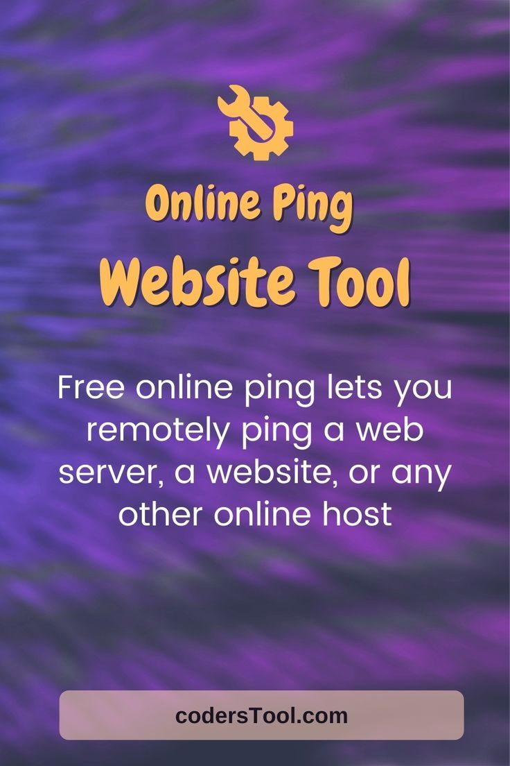 google ping tool